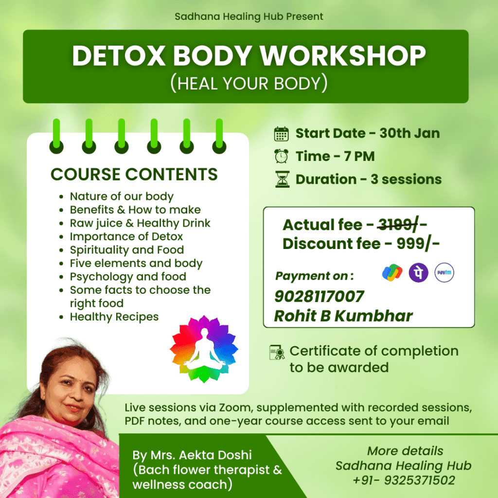 Webinar Management Service 13 Detox Body Workshop